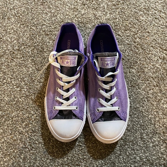 sparkly purple converse